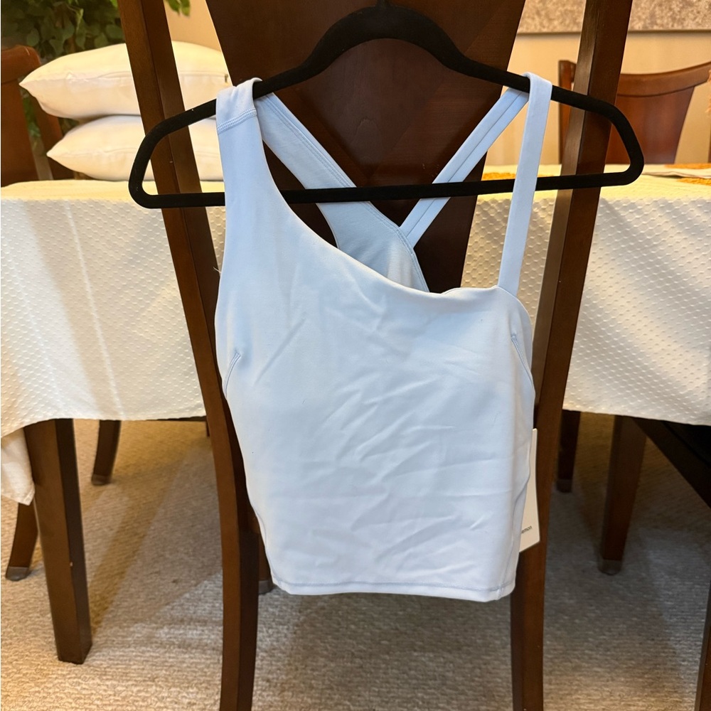 lululemon athletica Light Blue One-Shoulder Top - Picture 2 of 3